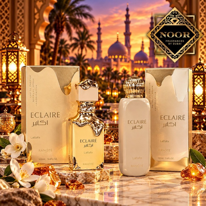 Noor Gift Set 2 in 1 - Eclaire Banoffi Eau de Parfum + Eclaire All Over Spray Noor Gift Set 2 in 1 - Eclaire Banoffi Eau de Parfum + Eclaire All Over Spray